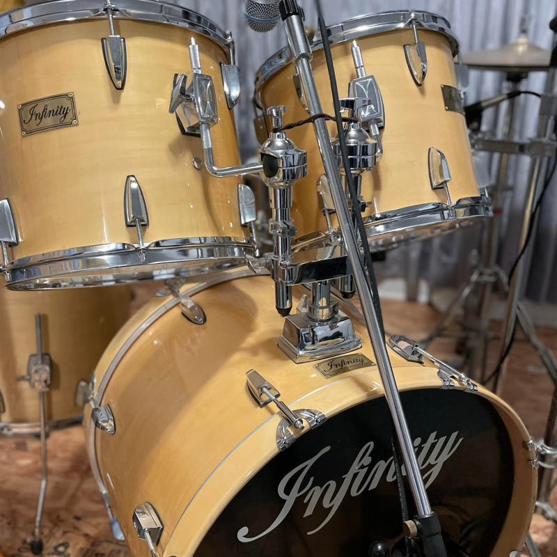 Drumset in Atrix Audio recording studio in Perry Utah near Ogden