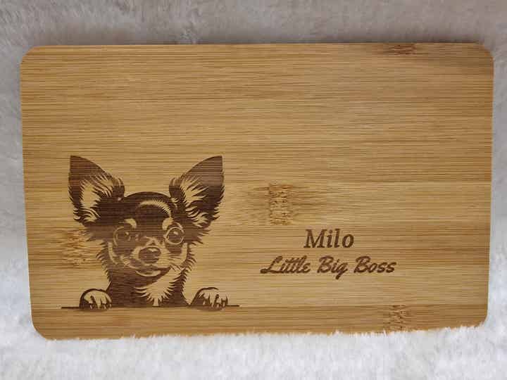 Frühstücksbrettchen mit über 130 Hundemotiven