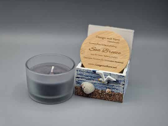 Sea Breeze-Rapswachskerze aus der Serie "Seltene Düfte"