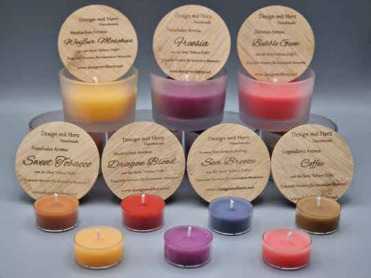 Probier-Set "Seltene Düfte" - Teelichter