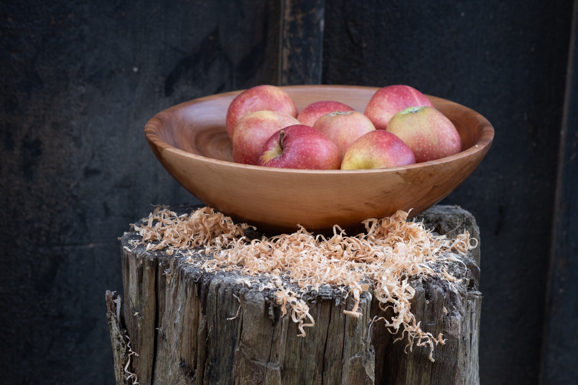 Obstschüssel vom Apfelbaum