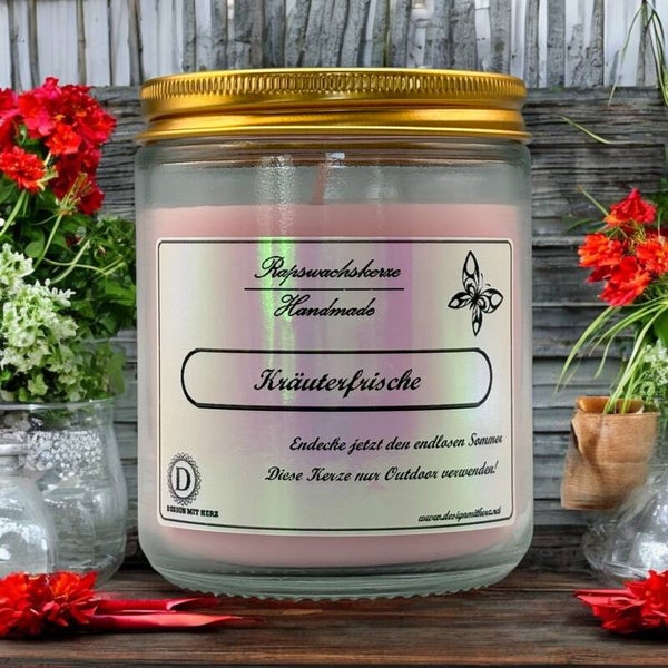 Duftkerze - Kräuterfrische (Outdoor)
