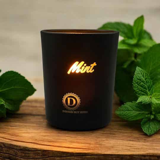 Minze-Rapswachskerze aus der relaxe-Serie