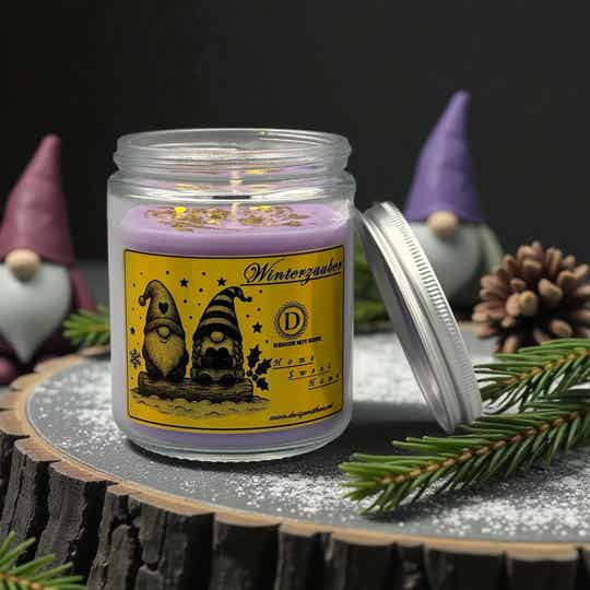 Home Sweet Home Duftkerze – Winterzauber Edition in Gold