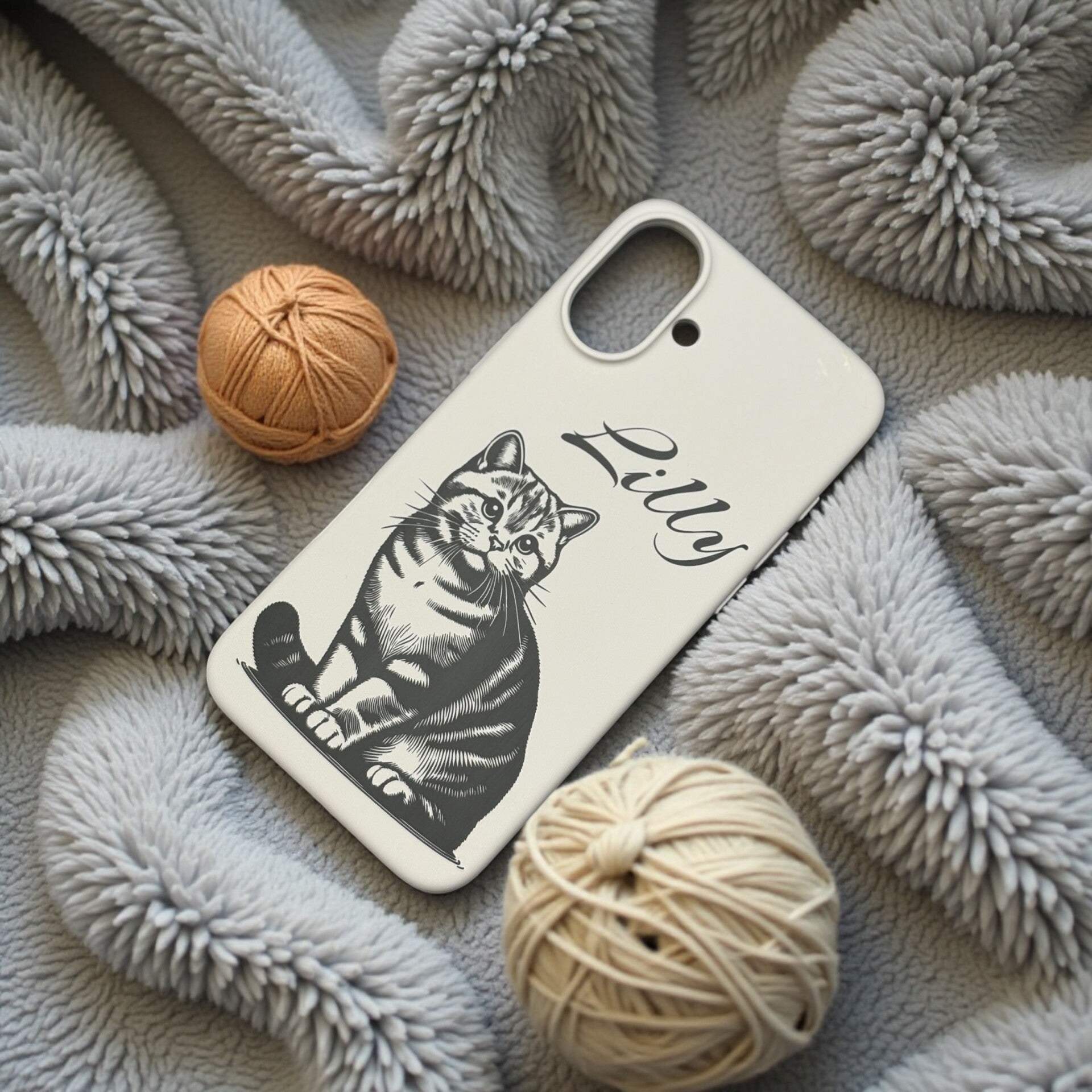 Katzenmoment – iPhone Hülle mit Wunschname