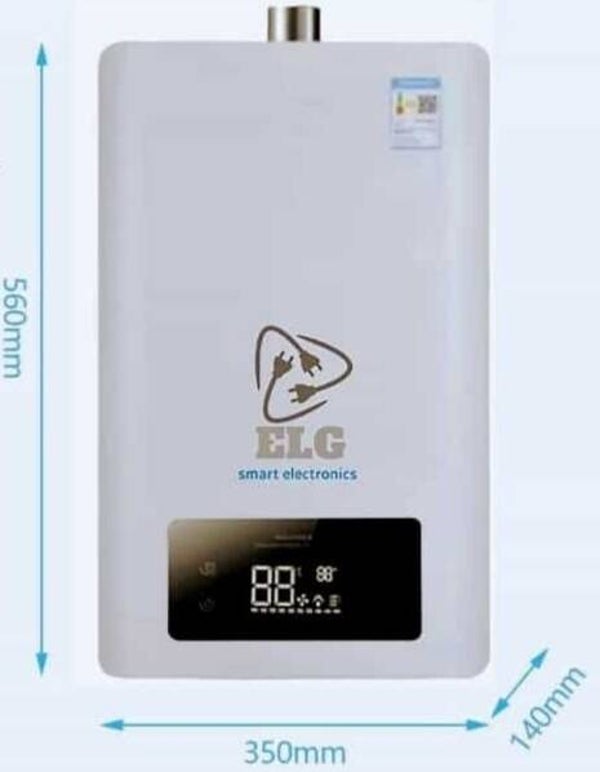 Calentador de agua a gas elg estanco 12l