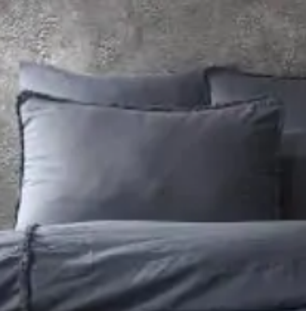 Beddengoed Burum Grijs Lits-Jumeaux