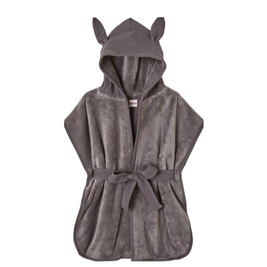 Baby omslagbadjas - Grey