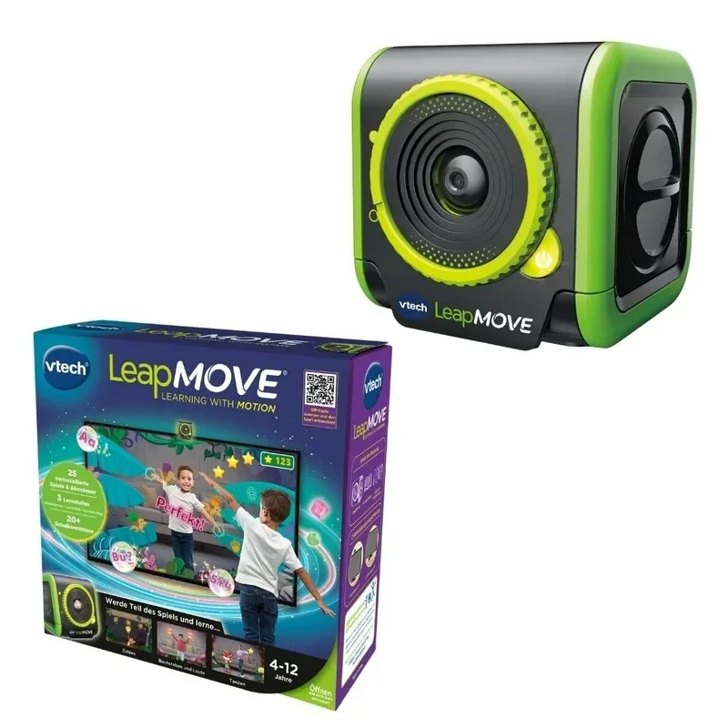 (Allemand) Console de jeux éducative VTech LeapMOVE avec 30 jeux préinstallés pour les enfants de 4 à 12 ans