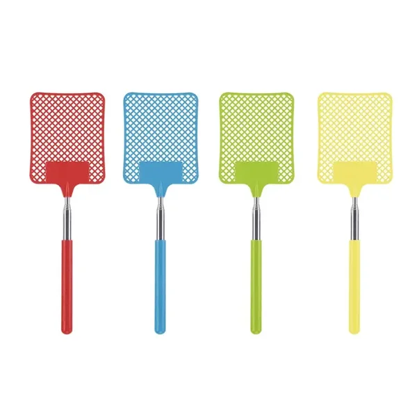 Beper C206UTI020 Tapette à mouches télescopique extensible en acier inoxydable jusqu'à 76 cm