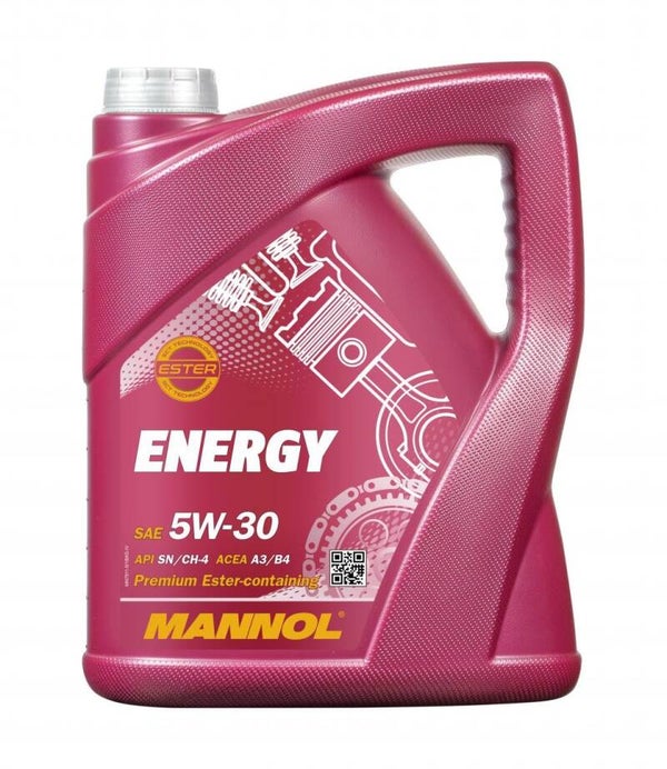 MN7511-5 MANNOL ENERGY 5W-30, 5I, Huile en partie synthétique VW 503 01 Ford WSS-M2C913-B API CH-4