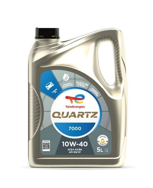 2202845 TotalEnergies Quartz 7000 10W-40, 5I, Huile en partie synthétique PSA B71 2300 PSA B71 2294 API SN