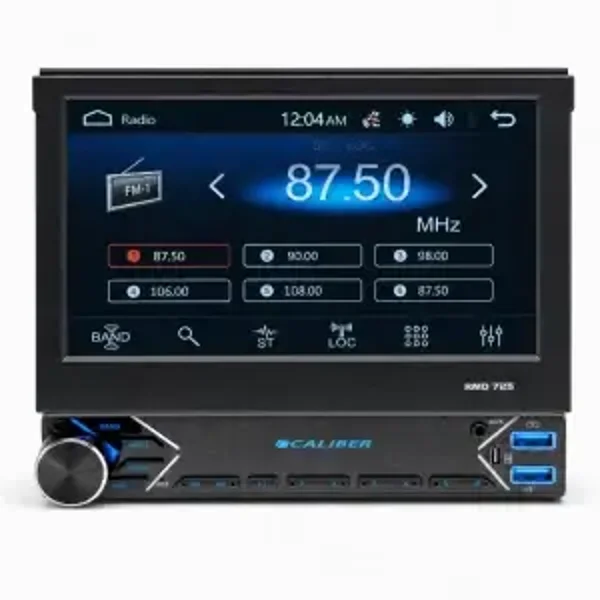Autoradio écran retractable 7' CALIBER