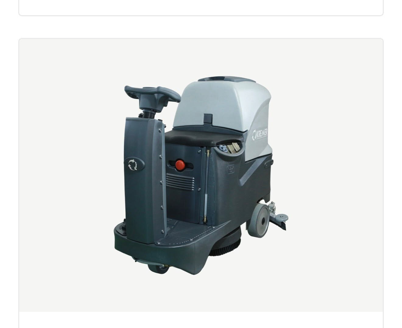 Kremer KR-FR90 Silver – Aufsitz-Scheuersaugmaschine