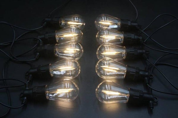 LED Outdoor "Party" Girlande mit 10 LED Länge 450cm warm weisses Licht