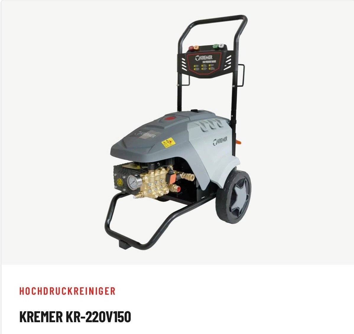 Kremer KR‑220V150 – Hochdruckreiniger