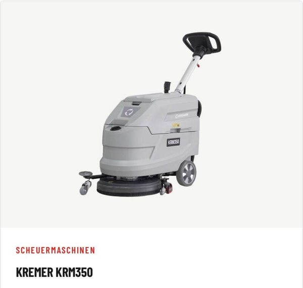 Kremer KRM350 – Scheuersaugmaschine (Handgeführt)