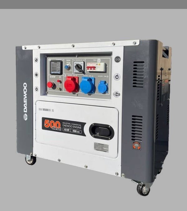 Daewoo DDAE10500DSE-3G Diesel-Generator – 8,1 kVA  (Fabrikneu)