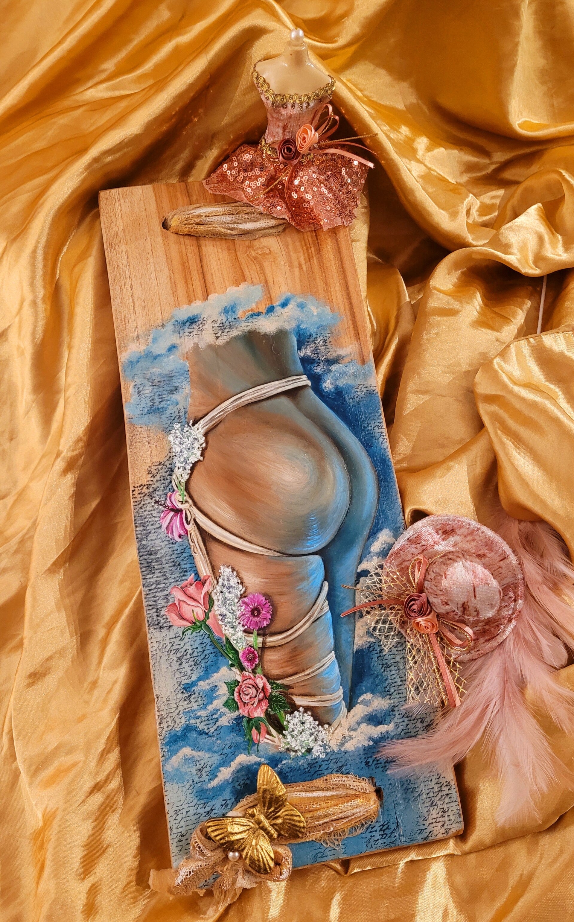 "Flowers in shibari"