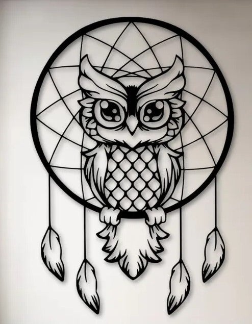 Capteur de rêves hibou