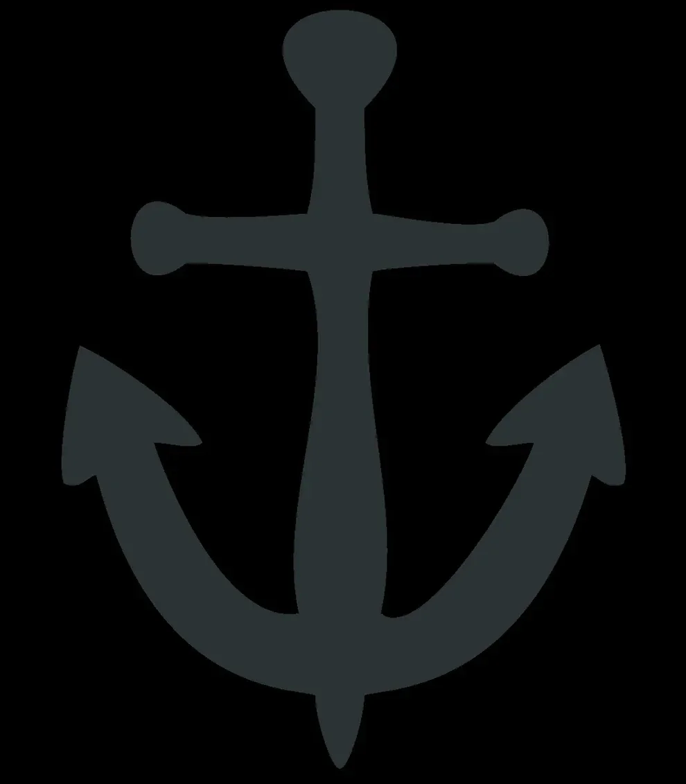 Pochoir ancre