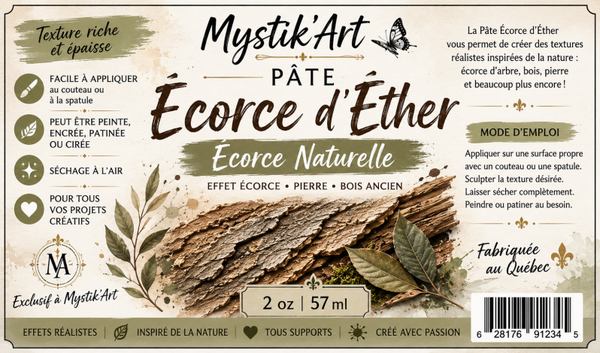 🌲 Pâte Écorce d'Éther – Écorce Naturelle