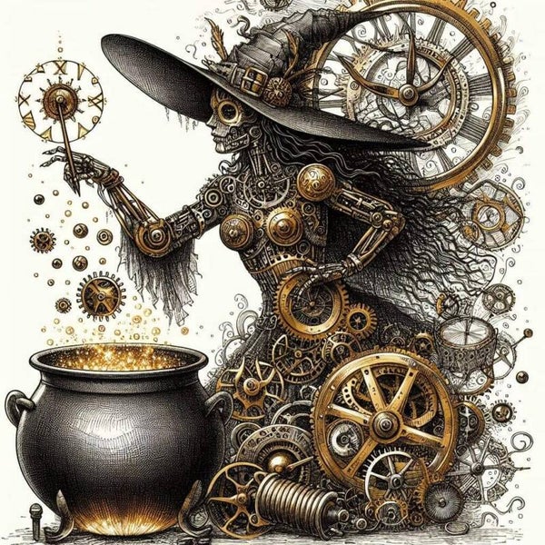 Sorcière steampunk
