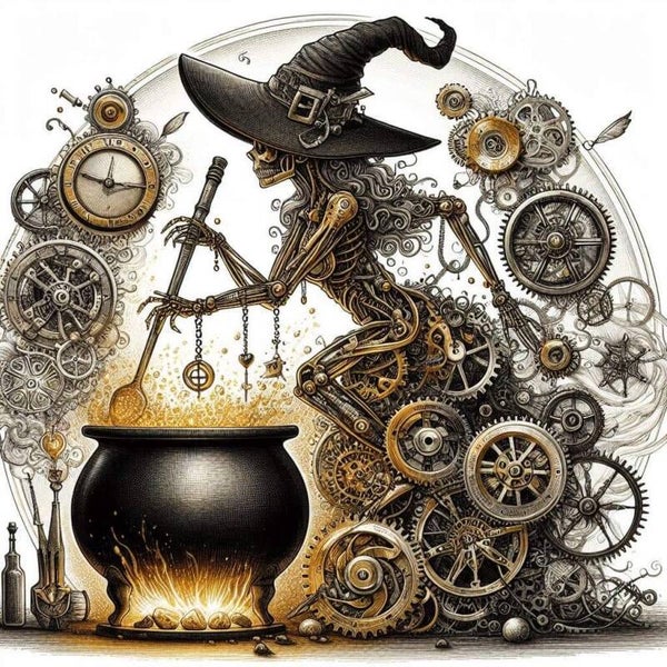 Sorcière steampunk
