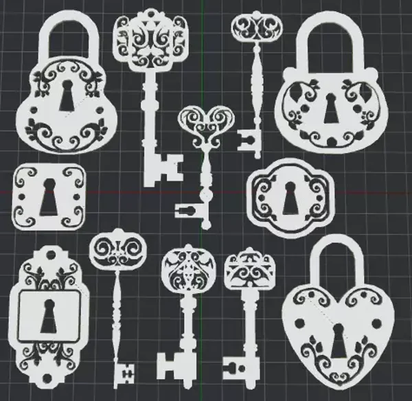 Clés et cadenas