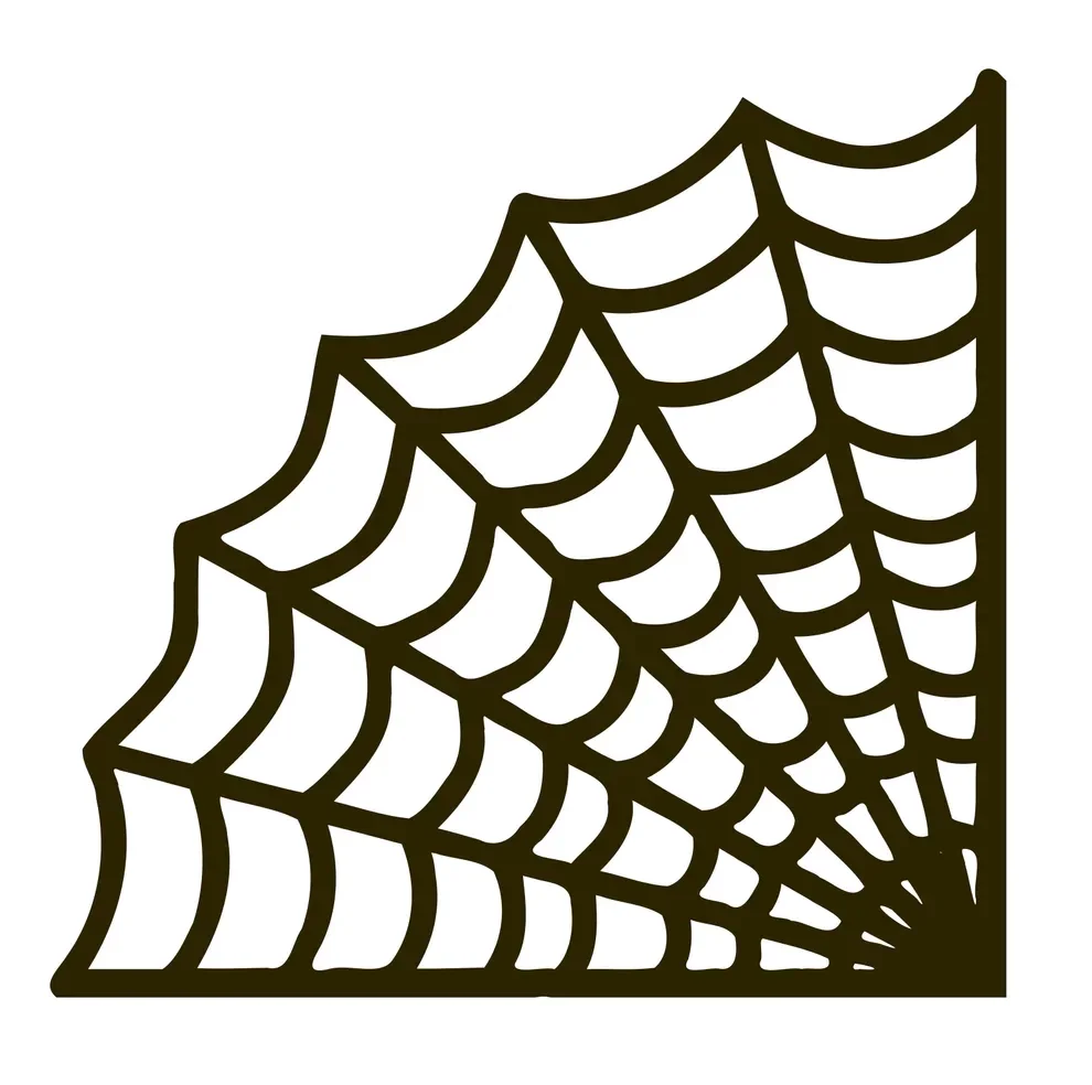 Pochoir toile d'araignée