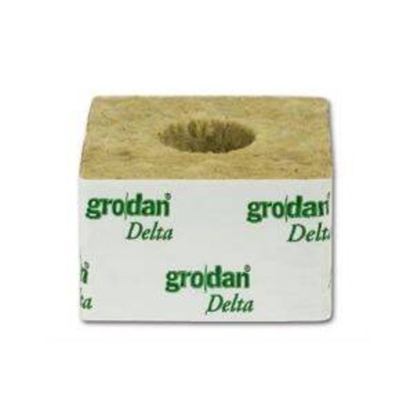 Grodan 75x75x65 mm, kleines Loch 1 Stk
