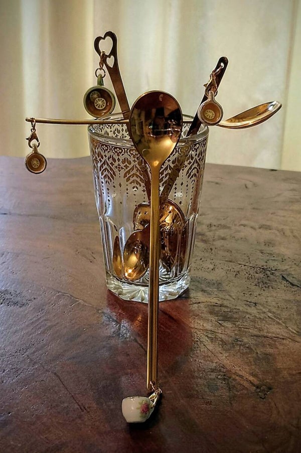 Theelepeltjes met bedel