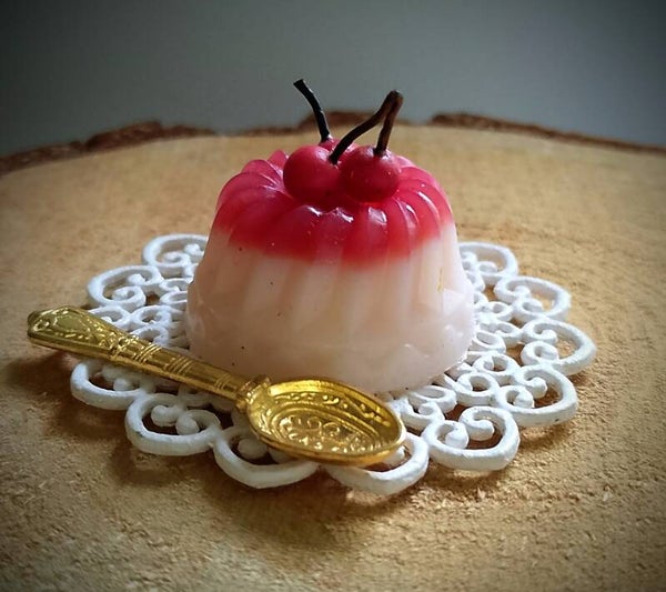 Miniatuur pudding met magneet