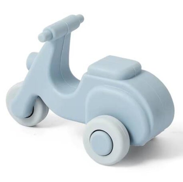 Bijt-figuurtje scooter in licht-blauw.