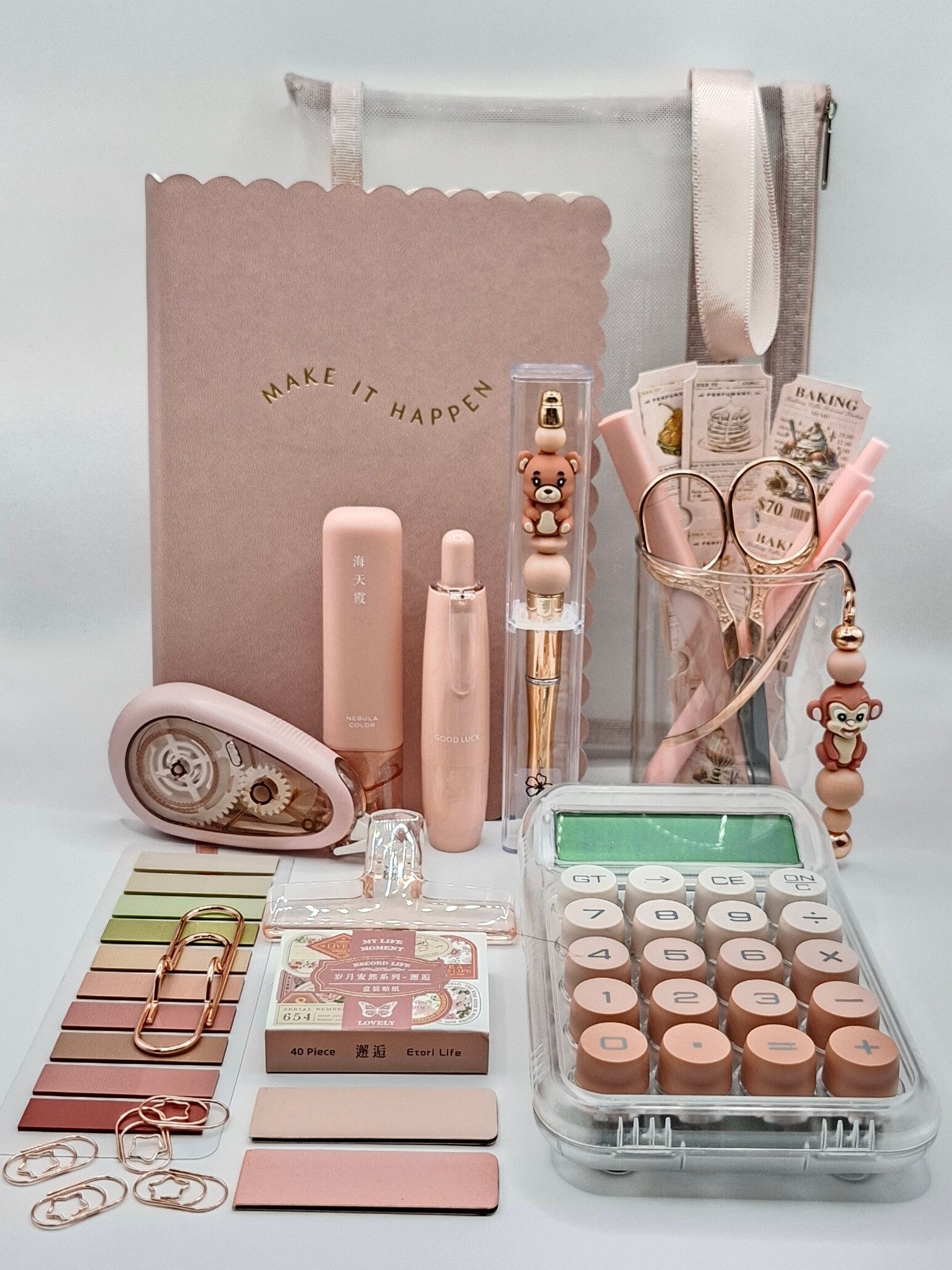 Classic Stationery Set - Blush Coral.