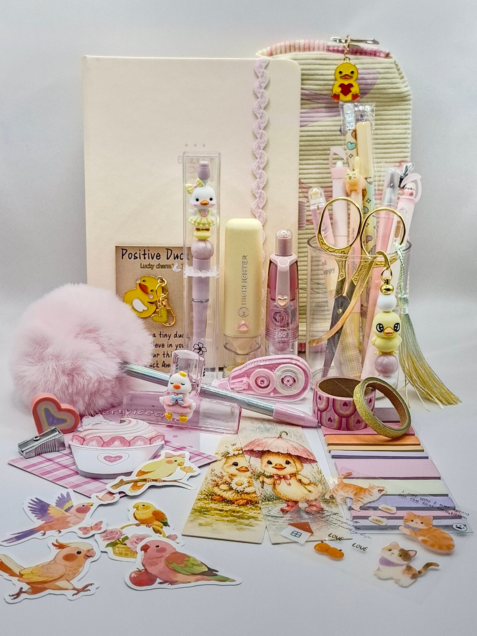 Premium Stationery Set - Golden Songbird.