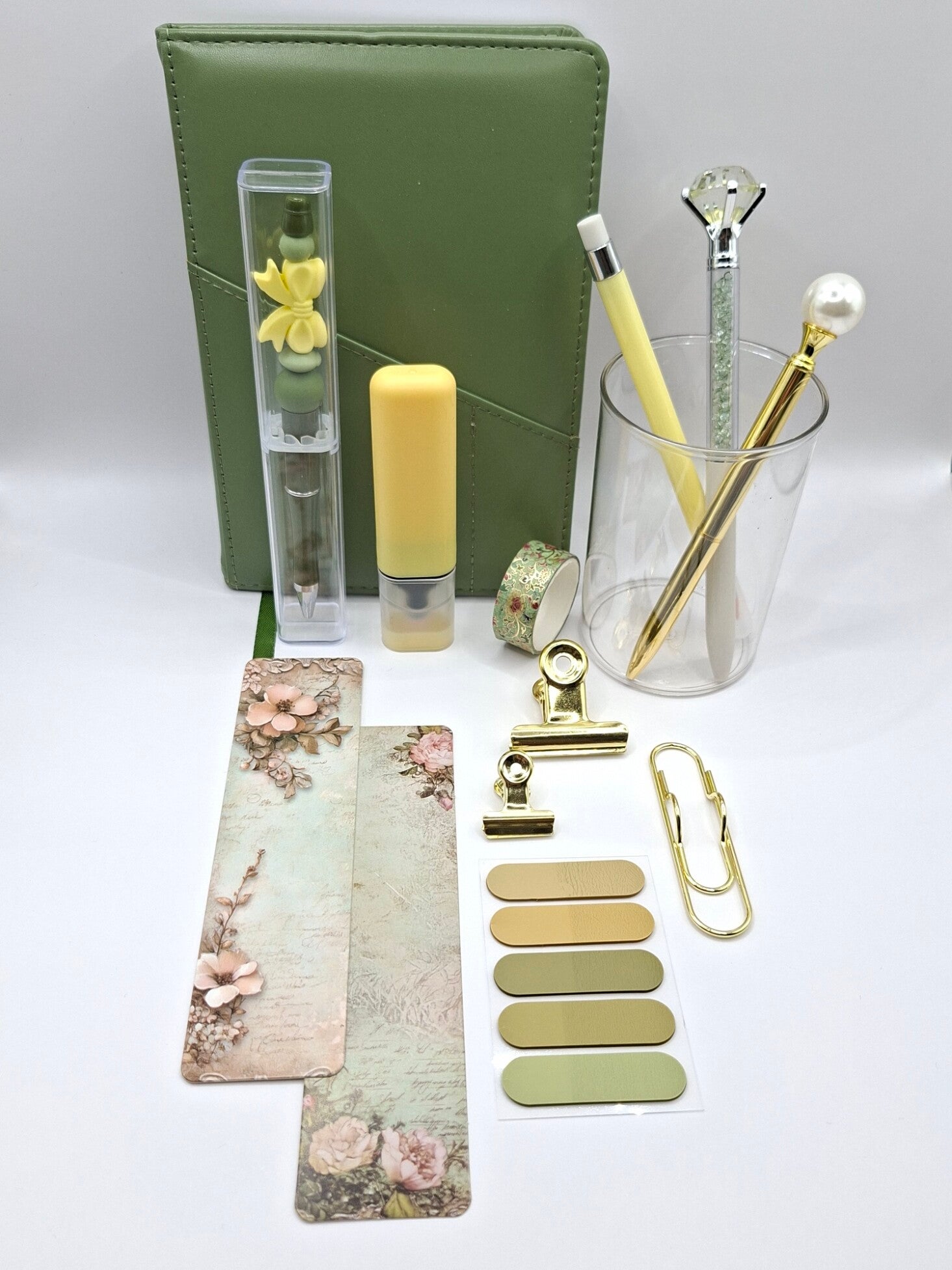 Petit Luxe Stationery Set - Olive Muse