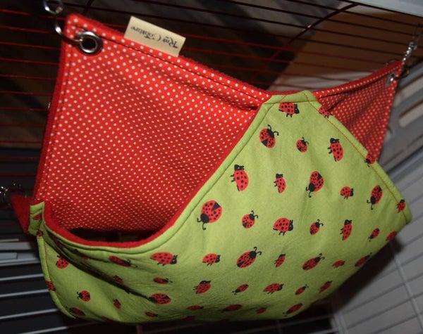 Hamac double modèle Rodolphe, collection "Ladybug"