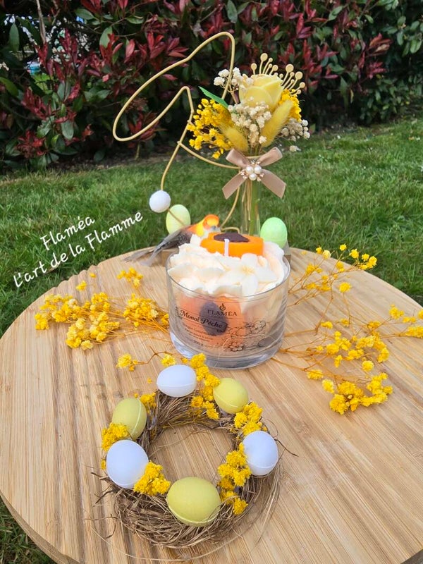 Bougie Gourmande Monoii Pêche