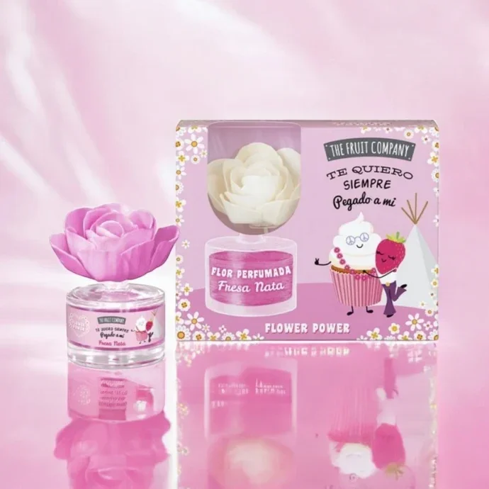 COFFRET FLEUR FRAISE CHANTILLY