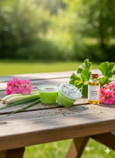 FONDANT PARFUMÉ CITRONNELLE-GÉRANIUM