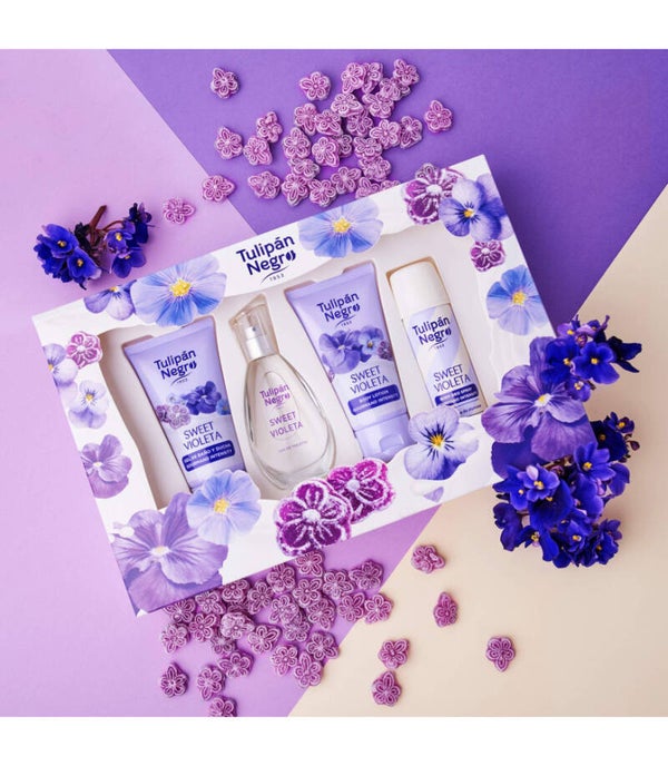 COFFRET GOURMAND TULIPAN NEGRO VIOLETTE DOUCE