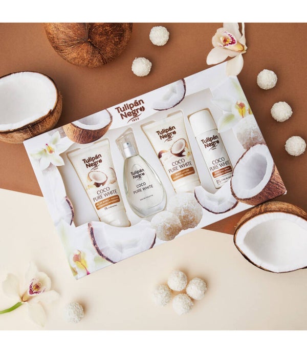 COFFRET GOURMAND TULIPAN NEGRO WHITE COCO