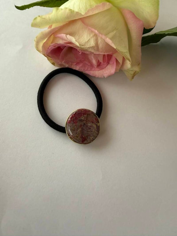Haarschmuck: Zopfhalter; Haargummi