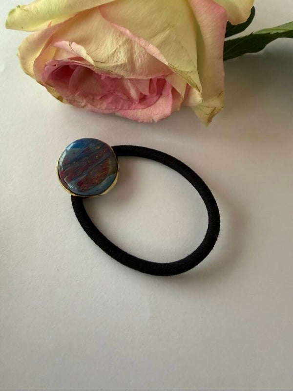 Haarschmuck: Zopfhalter; Haargummi