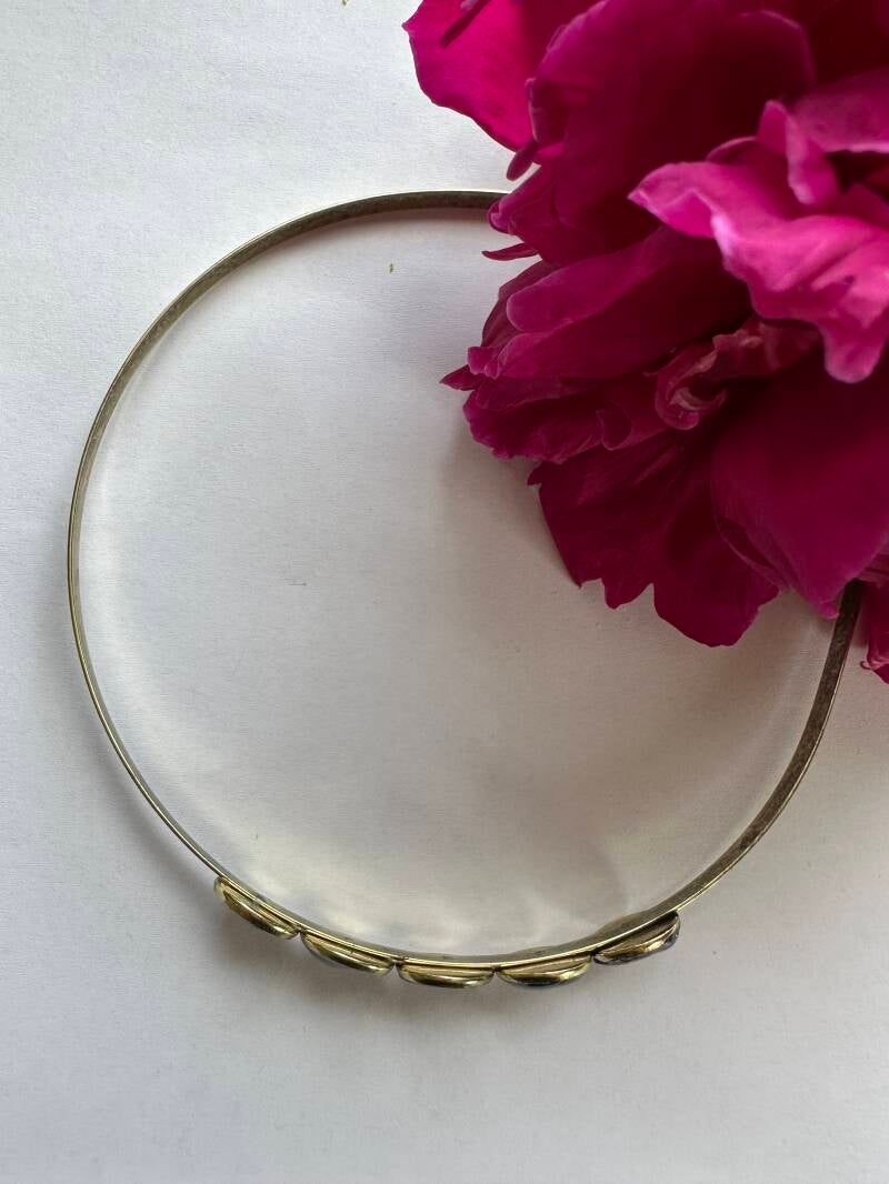 Haarschmuck: Haarreif bronzefarben bunt