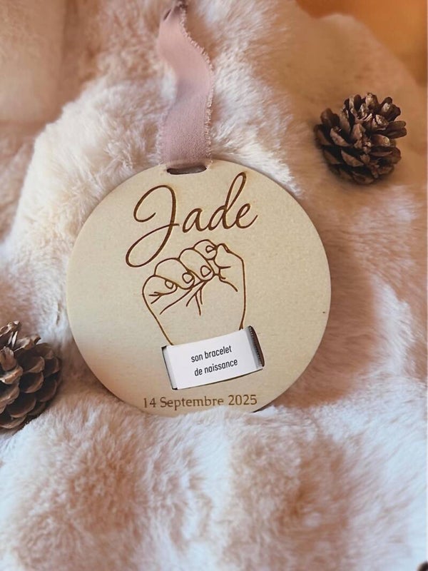 Porte bracelet de naissance