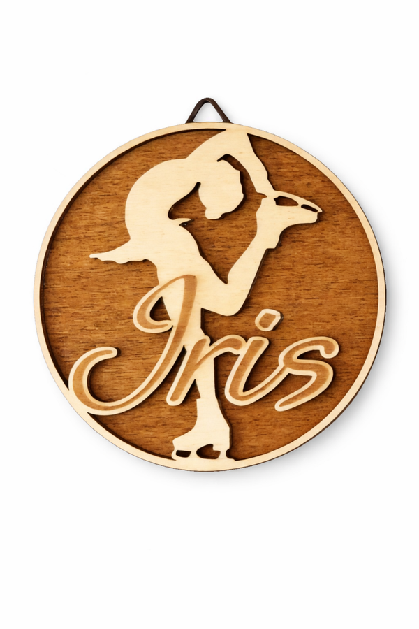 Plaque décorative personnalisée – Patineuse Artistique