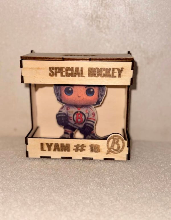 Boîte souvenir personnalisée – Hockey