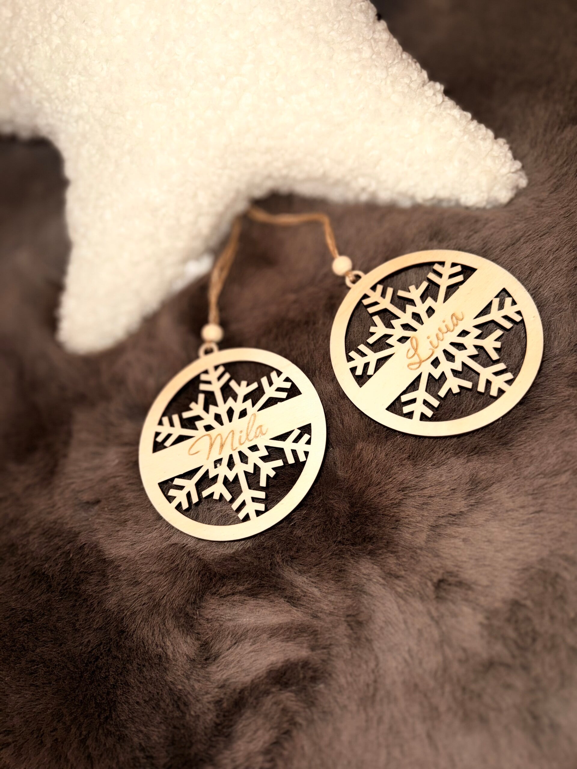 Boule pour Sapin Flocon